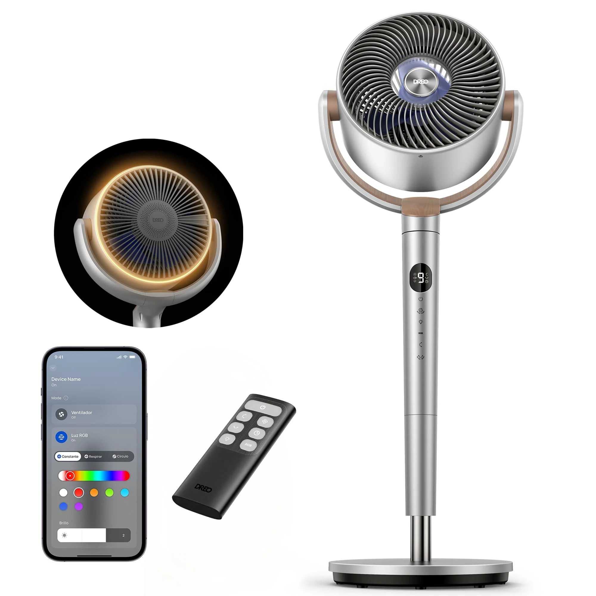 Dreo PolyFan 502S Pie Inteligente